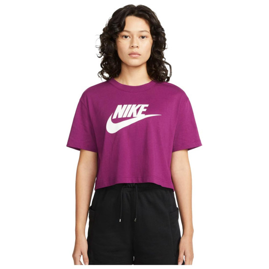Nike Γυναικεία κοντομάνικη μπλούζα Sportswear Essential crop